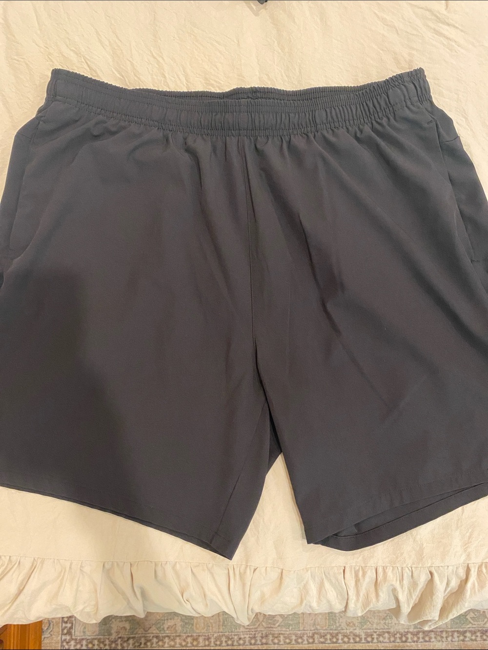 Men's Elastic-Waist Performance Shorts - Black